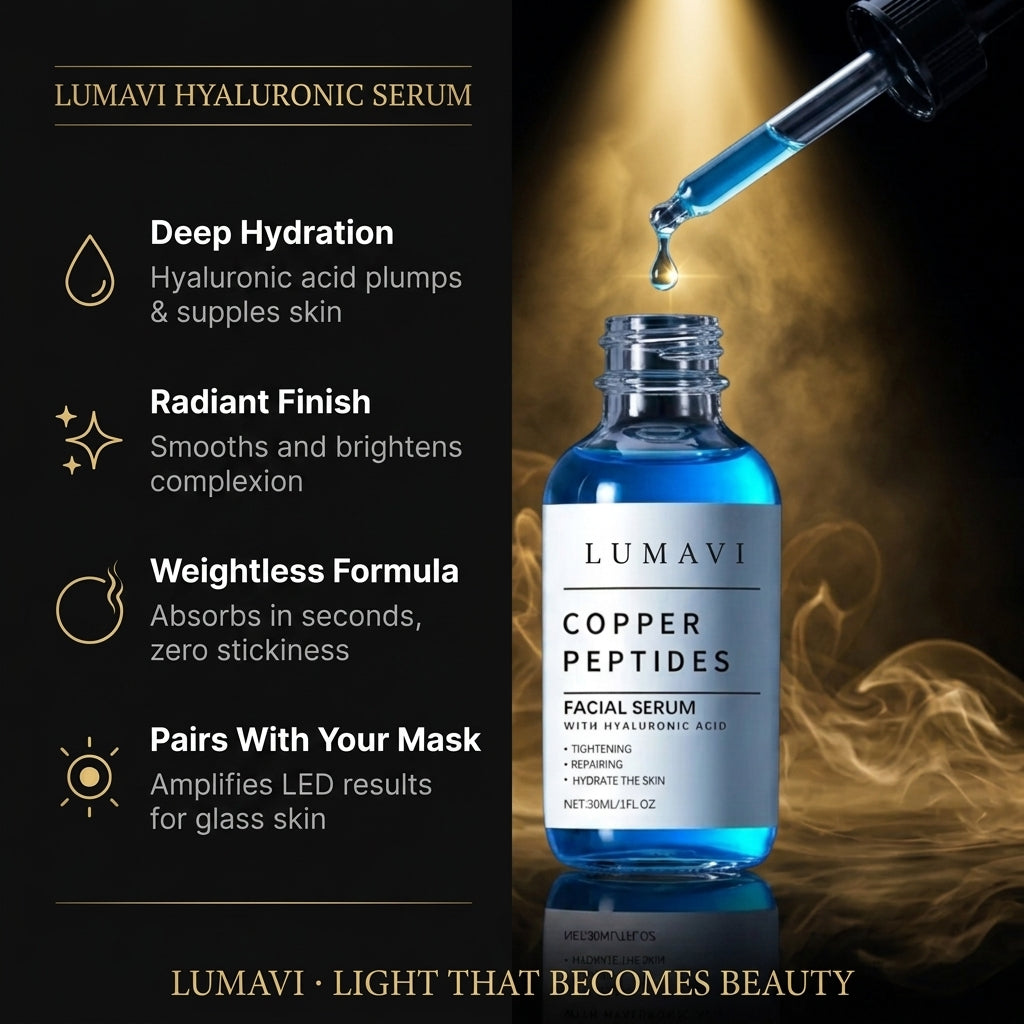 Lumavi Hyaluronic Acid Facial Serum — The Perfect Partner for Your LED Ritual