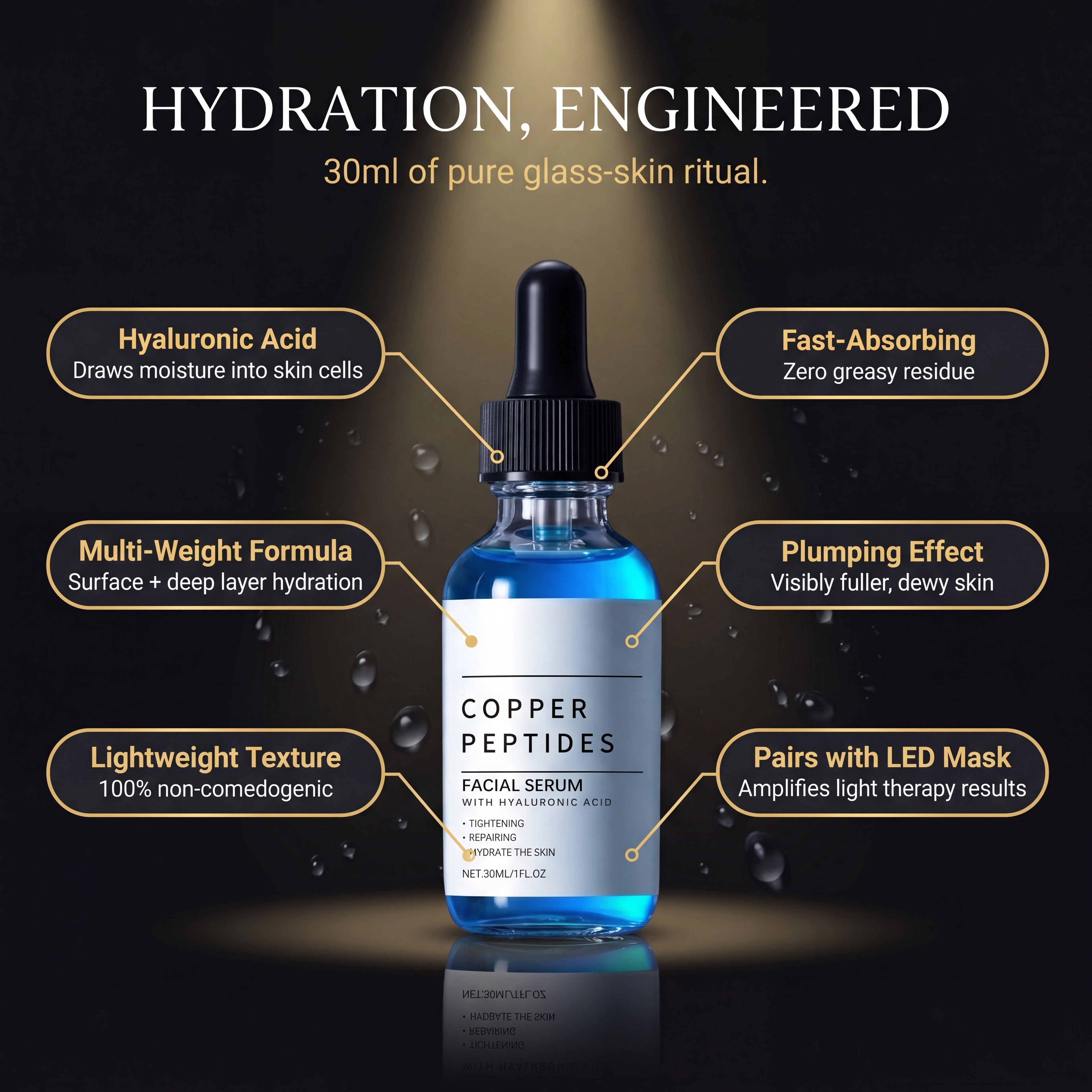 Lumavi Hyaluronic Acid Facial Serum — The Perfect Partner for Your LED Ritual