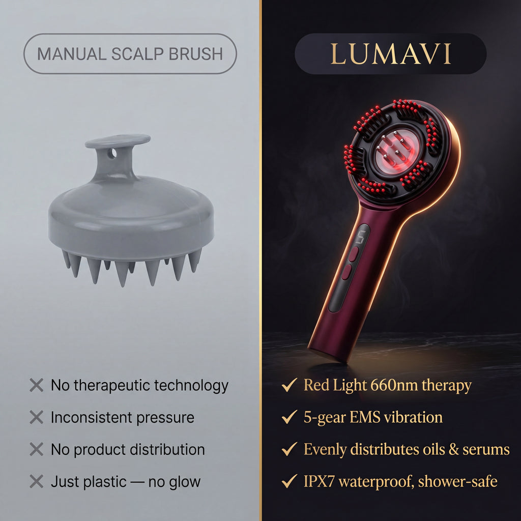 Lumavi Electric Scalp Massager — Your Daily Spa-Like Scalp Ritual