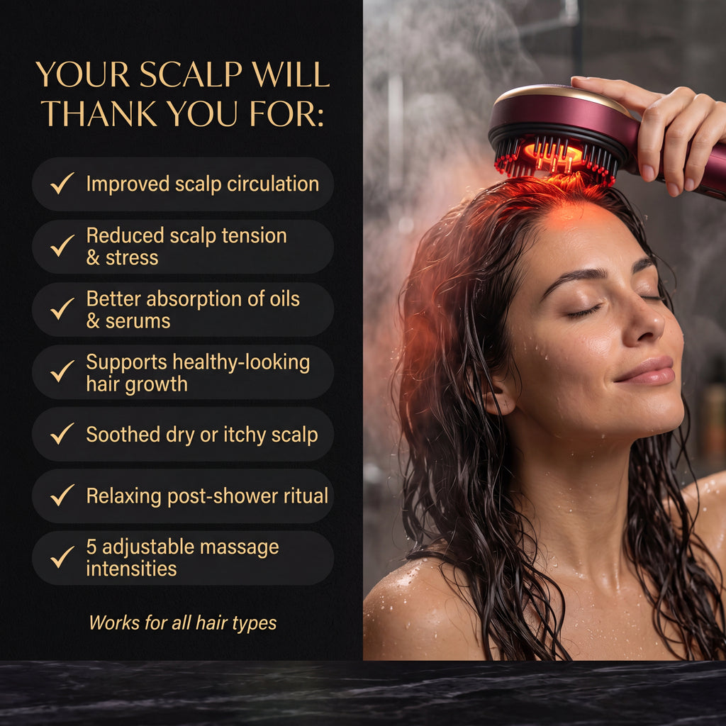Lumavi Electric Scalp Massager — Your Daily Spa-Like Scalp Ritual