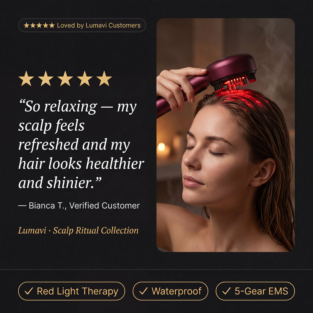 Lumavi Electric Scalp Massager — Your Daily Spa-Like Scalp Ritual