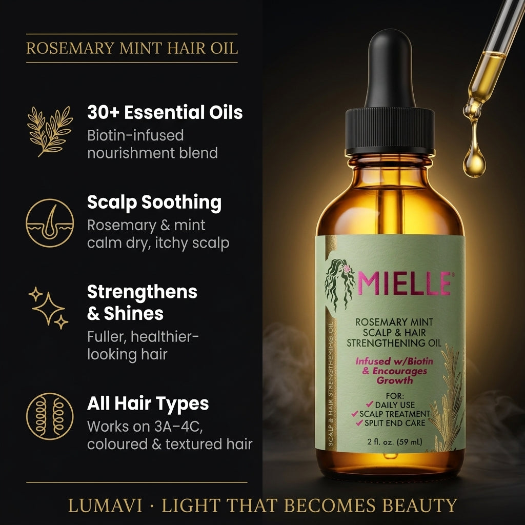 Lumavi MIELLE Rosemary Mint Hair Essential Oil